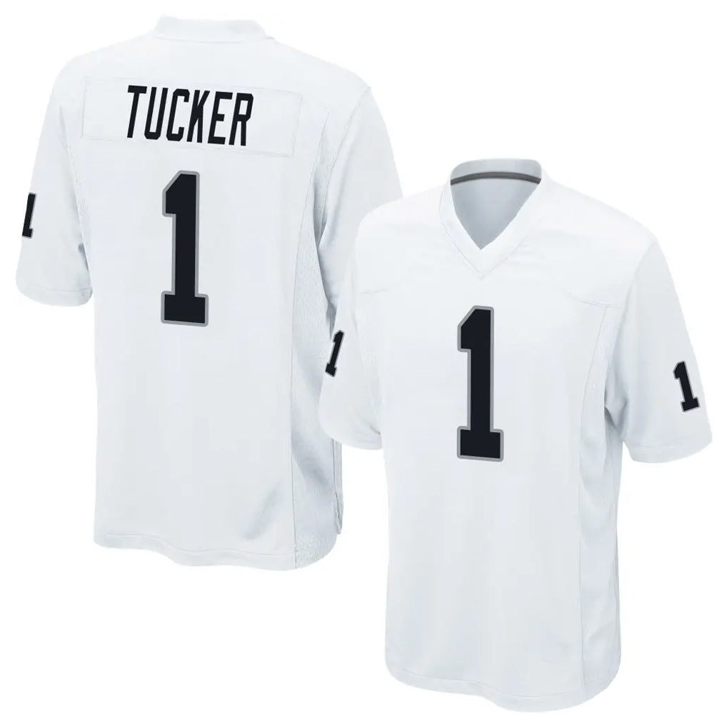 Choea LV.Raiders #1 Tre Tucker Player White Home Game Stitched Jerseys
