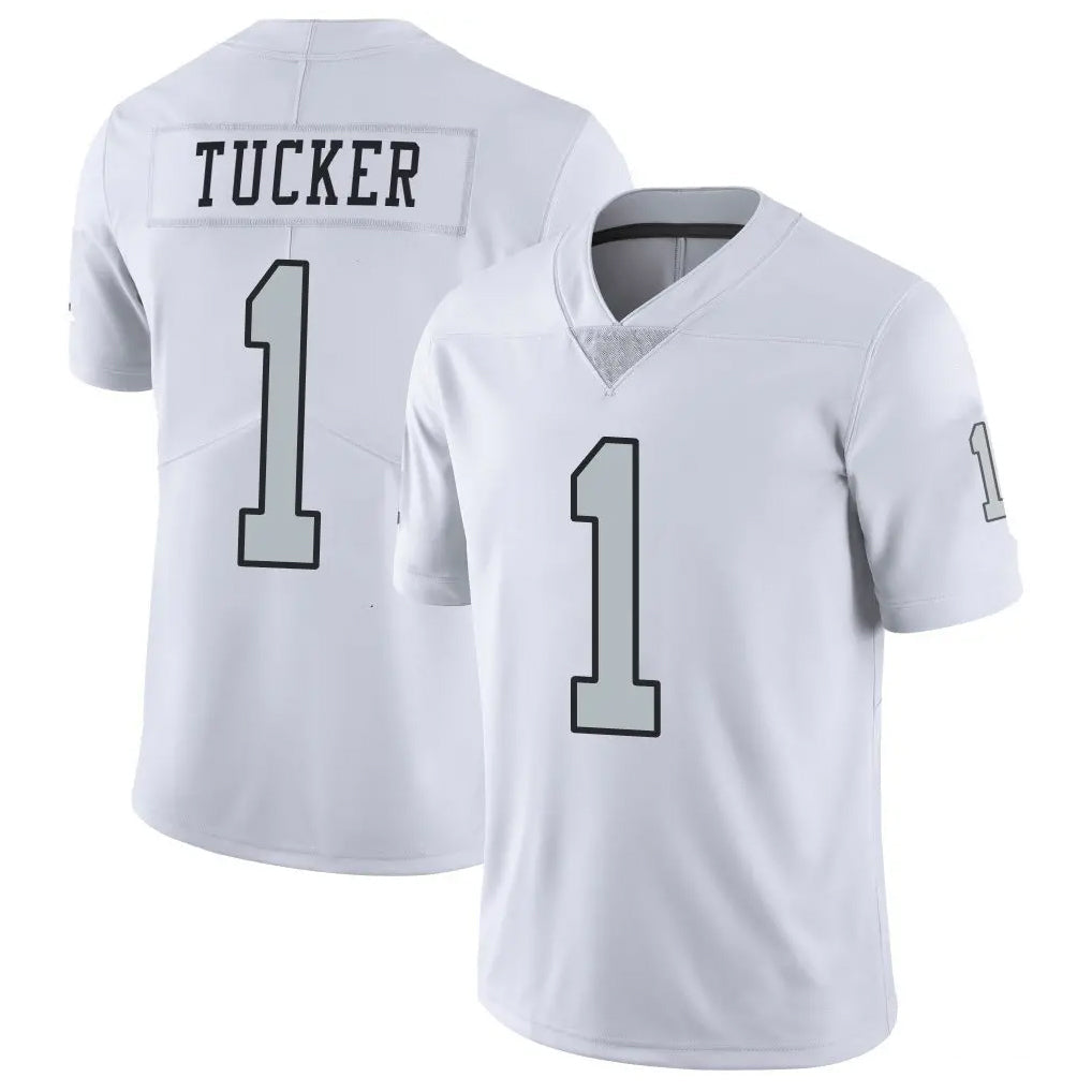 Choea LV.Raiders #1 Tre Tucker Player White Limited Color Rush Home Game Stitched Jerseys