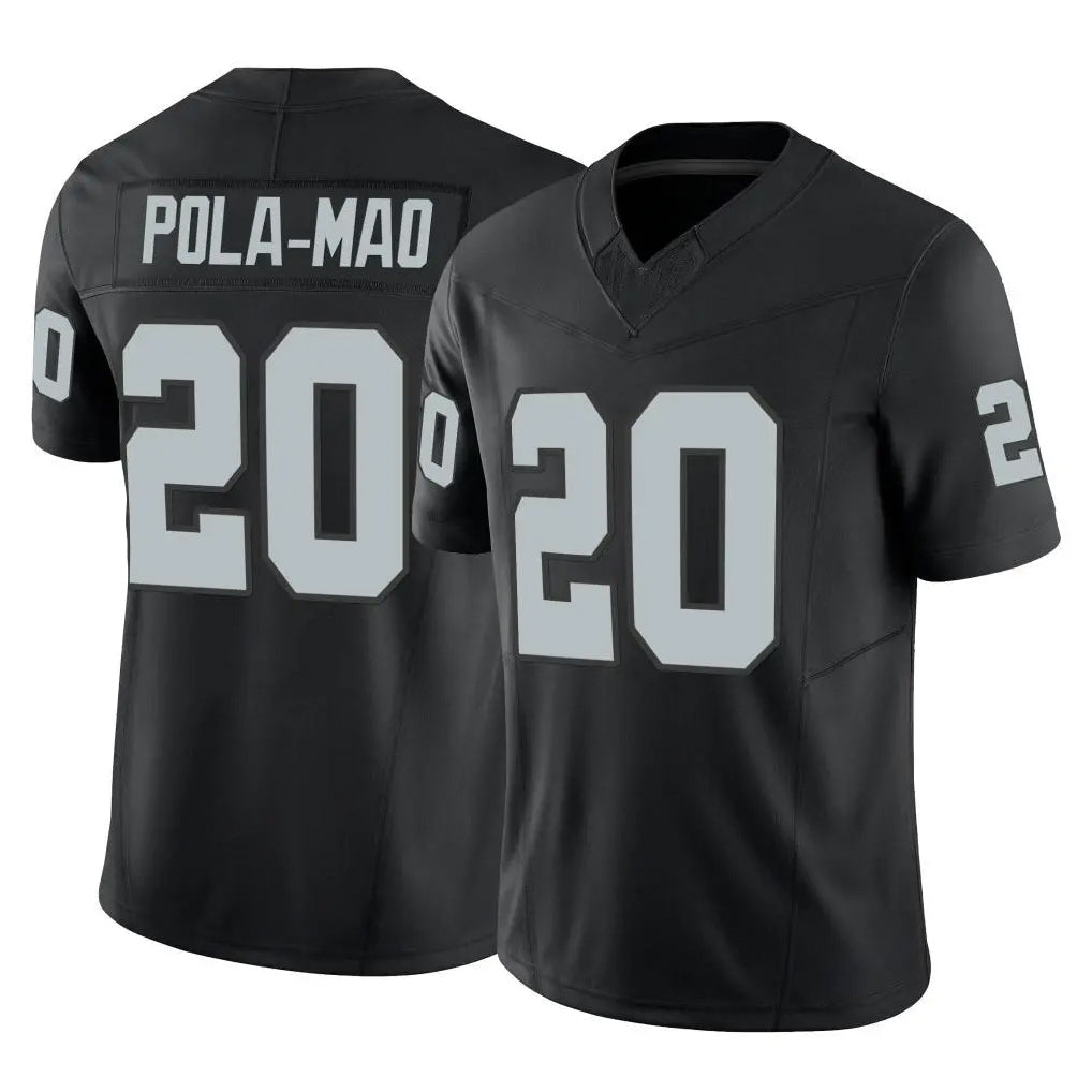 Choea LV.Raiders #20 Isaiah Pola-Mao Player Black Limited Vapor F.U.S.E. Home Game Stitched Jerseys