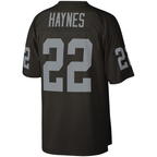 Choea LV.Raiders #22 Mike Haynes Mitchell & Ness Black Legacy Replica Jersey