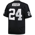 Choea LV.Raiders #24 Charles Woodson Mitchell & Ness Black Big & Tall 1998 Retired Player Replica Jersey
