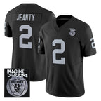 Choea LV.Raiders #2 Ashton Jeanty Player Black Vapor Limited Home Game Stitched Jerseys