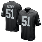 Choea LV.Raiders #51 Malcolm Koonce Player Black Home Game Stitched Jerseys