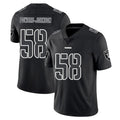 Choea LV.Raiders #58 Jackson Powers-Johnson Player Black Limited Black Impact Home Game Stitched Jerseys