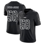 Choea LV.Raiders #58 Jackson Powers-Johnson Player Black Limited Black Impact Home Game Stitched Jerseys