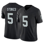 Choea LV.Raiders #5 Eric Stokes Player Black Limited Vapor F.U.S.E. Home Game Stitched Jerseys