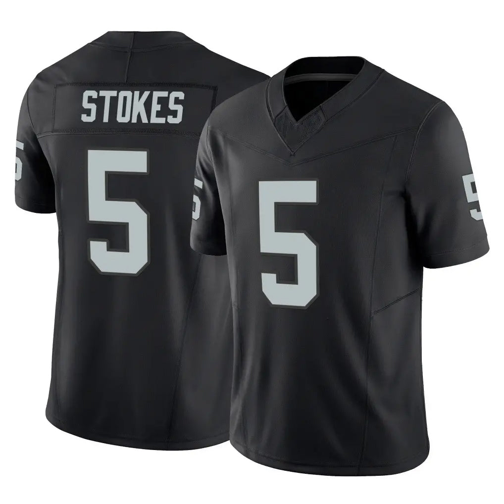 Choea LV.Raiders #5 Eric Stokes Player Black Limited Vapor F.U.S.E. Home Game Stitched Jerseys