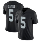 Choea LV.Raiders #5 Eric Stokes Player Black Limited Vapor Untouchable Home Game Stitched Jerseys