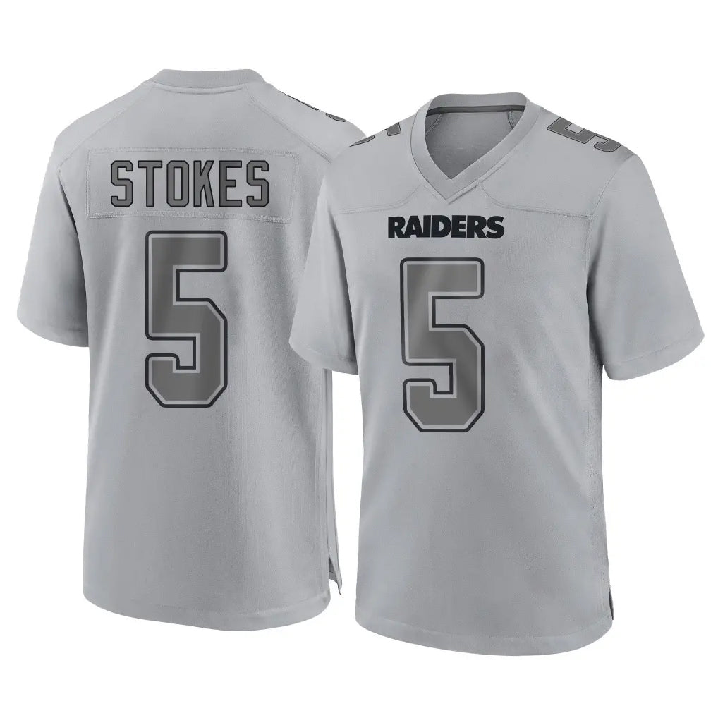 Choea LV.Raiders #5 Eric Stokes Player Gray Atmosphere Fashion Limited Game Stitched Jerseys