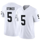 Choea LV.Raiders #5 Eric Stokes Player White Limited Vapor F.U.S.E. Home Game Stitched Jerseys