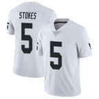 Choea LV.Raiders #5 Eric Stokes Player White Limited Vapor Untouchable Home Game Stitched Jerseys