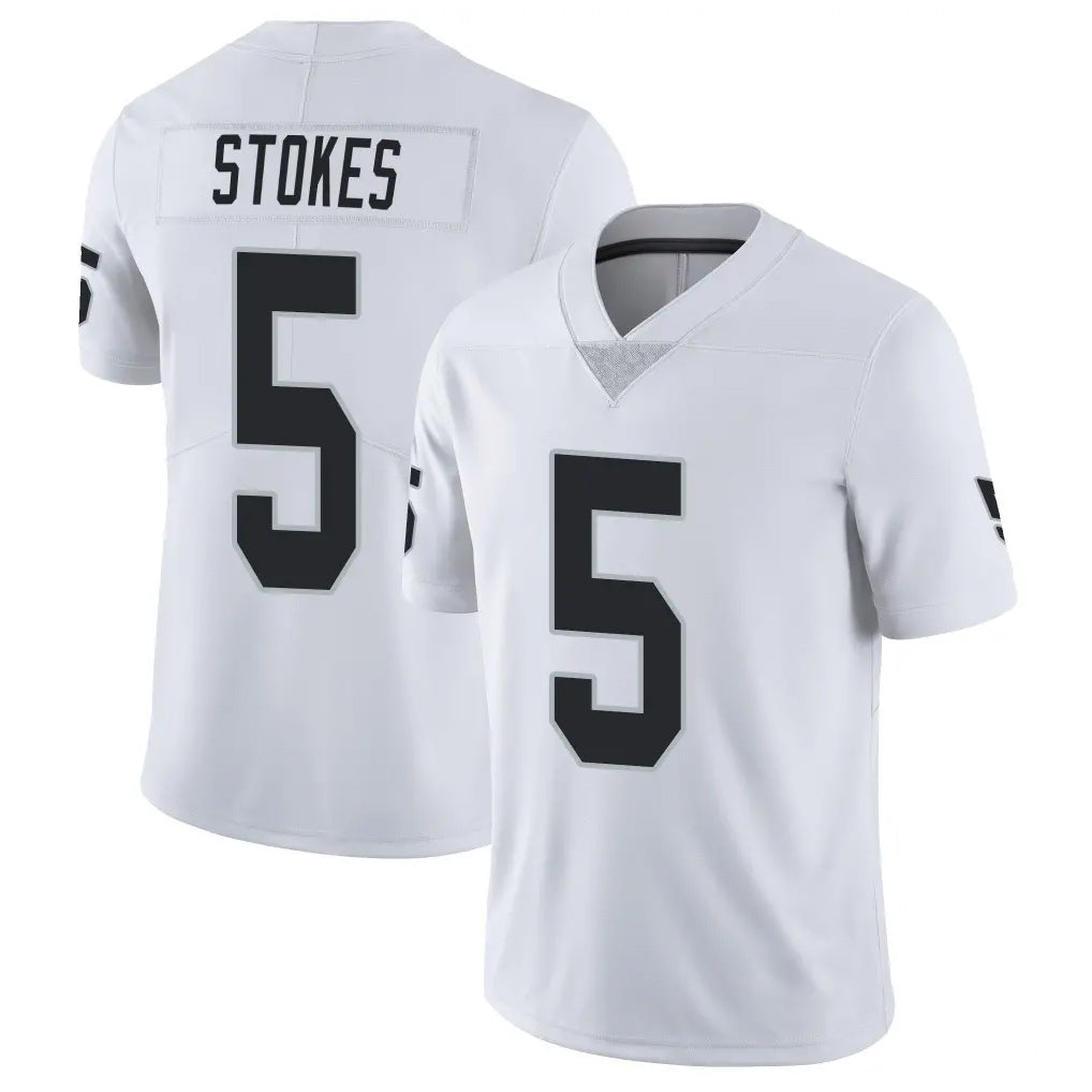 Choea LV.Raiders #5 Eric Stokes Player White Limited Vapor Untouchable Home Game Stitched Jerseys