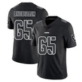 Choea LV.Raiders #65 Tyler Linderbaum Player Black Limited Black Impact Home Game Stitched Jerseys