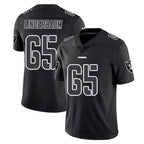 Choea LV.Raiders #65 Tyler Linderbaum Player Black Limited Black Impact Home Game Stitched Jerseys