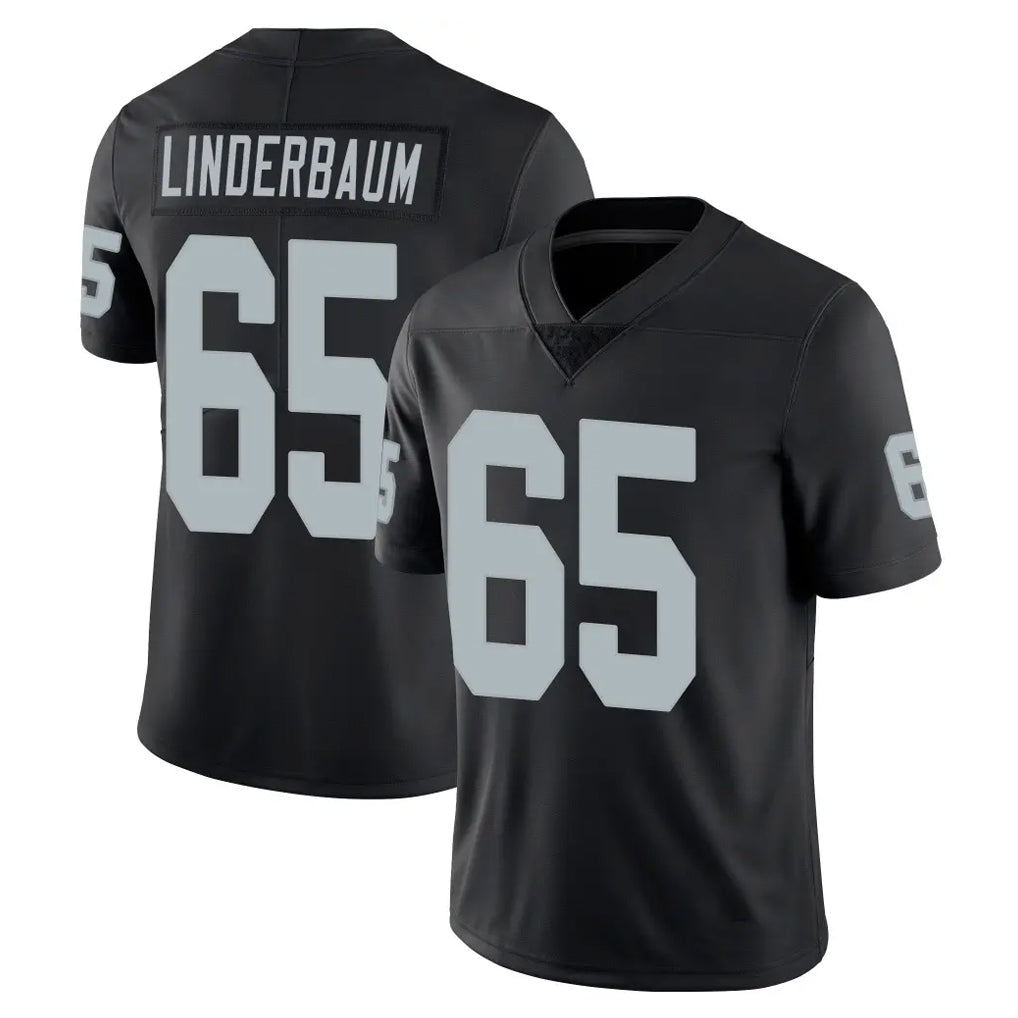 Choea LV.Raiders #65 Tyler Linderbaum Player Black Limited Vapor Untouchable Home Game Stitched Jerseys