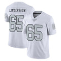 Choea LV.Raiders #65 Tyler Linderbaum Player White Limited Color Rush Home Game Stitched Jerseys