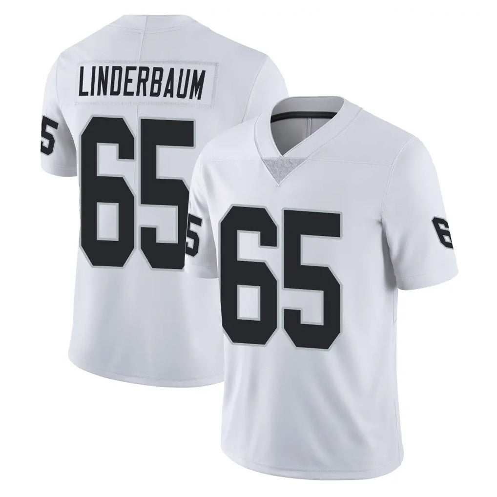 Choea LV.Raiders #65 Tyler Linderbaum Player White Limited Vapor Untouchable Home Game Stitched Jerseys