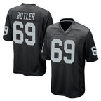 Choea LV.Raiders #69 Adam Butler Player Black Home Game Stitched Jerseys