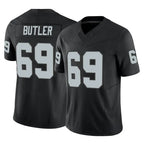 Choea LV.Raiders #69 Adam Butler Player Black Limited Vapor F.U.S.E. Home Game Stitched Jerseys