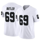 Choea LV.Raiders #69 Adam Butler Player White Limited Vapor F.U.S.E. Home Game Stitched Jerseys