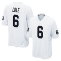 Choea LV.Raiders #6 A.J. Cole Player White Home Game Stitched Jerseys