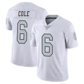 Choea LV.Raiders #6 A.J. Cole Player White Limited Color Rush Home Game Stitched Jerseys