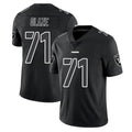 Choea LV.Raiders #71 DJ Glaze Player Black Limited Black Impact Home Game Stitched Jerseys