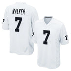 Choea LV.Raiders #7 Quay Walker Player White Home Game Stitched Jerseys