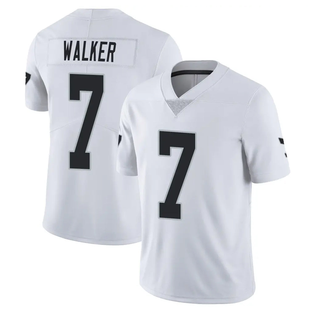 Choea LV.Raiders #7 Quay Walker Player White Limited Vapor Untouchable Home Game Stitched Jerseys
