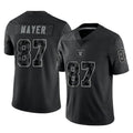 Choea LV.Raiders #87 Michael Mayer Player Black Reflective Limited Game Stitched Jerseys