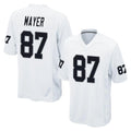 Choea LV.Raiders #87 Michael Mayer Player White Home Game Stitched Jerseys