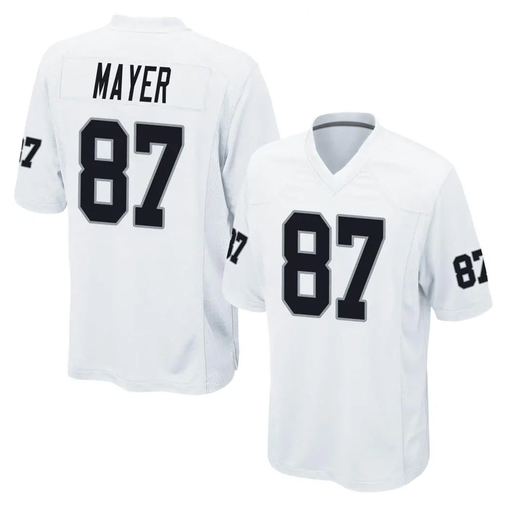 Choea LV.Raiders #87 Michael Mayer Player White Home Game Stitched Jerseys