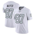 Choea LV.Raiders #87 Michael Mayer Player White Limited Color Rush Home Game Stitched Jerseys