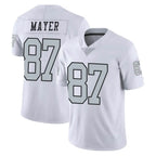 Choea LV.Raiders #87 Michael Mayer Player White Limited Color Rush Home Game Stitched Jerseys