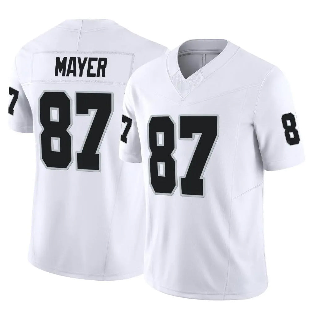 Choea LV.Raiders #87 Michael Mayer Player White Limited Vapor F.U.S.E. Home Game Stitched Jerseys