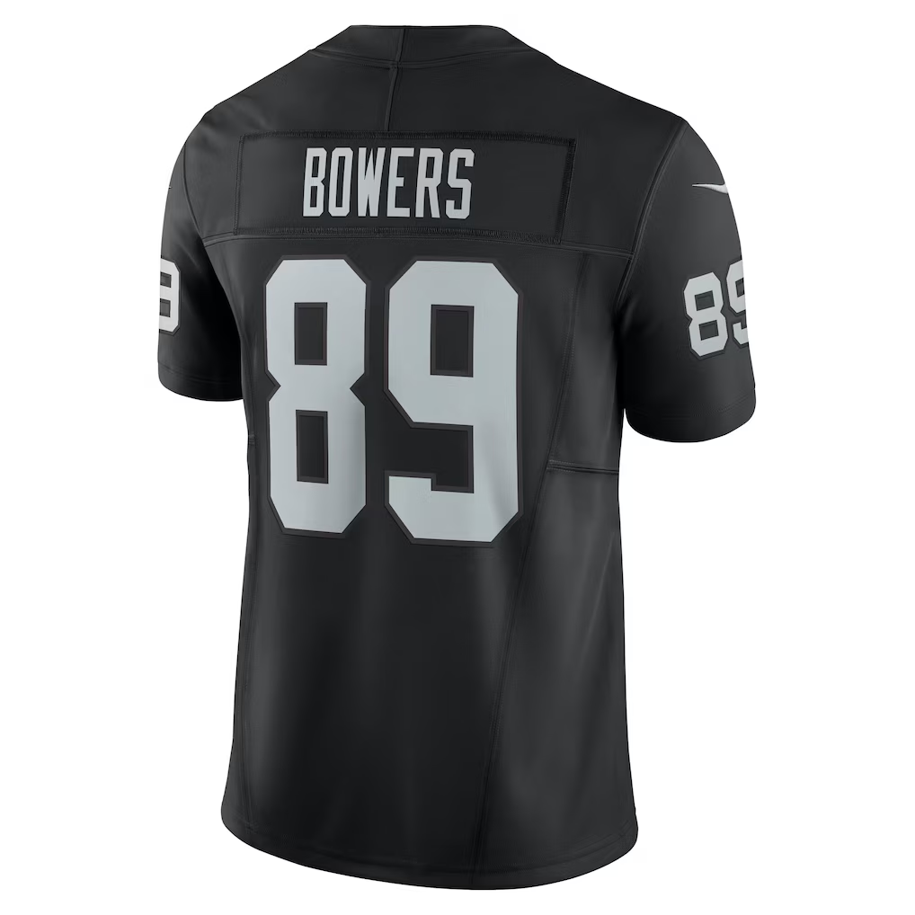 Choea LV.Raiders #89 Brock Bowers Black Team Vapor F.U.S.E. Stitched Limited Jerseys