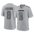 Choea LV.Raiders #8 Kirk Cousins Player Gray Atmosphere Fashion Limited Game Stitched Jerseys