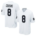 Choea LV.Raiders #8 Kirk Cousins Player White Home Game Stitched Jerseys
