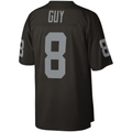 Choea LV.Raiders #8 Ray Guy Mitchell & Ness Black Legacy Replica Jersey