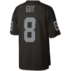 Choea LV.Raiders #8 Ray Guy Mitchell & Ness Black Legacy Replica Jersey