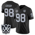 Choea LV.Raiders #98 Maxx Crosby Player Black 2026 Vapor Limited Home Game Stitched Jerseys