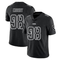 Choea LV.Raiders #98 Maxx Crosby Player Black Limited Black Impact Home Game Stitched Jerseys