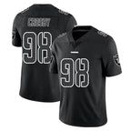 Choea LV.Raiders #98 Maxx Crosby Player Black Limited Black Impact Home Game Stitched Jerseys