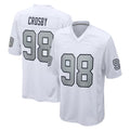 Choea LV.Raiders #98 Maxx Crosby Player White Alternate Home Game Stitched Jerseys