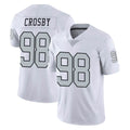 Choea LV.Raiders #98 Maxx Crosby Player White Limited Color Rush Home Game Stitched Jerseys