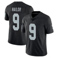 Choea LV.Raiders #9 Jalen Nailor Player Black Limited Vapor Untouchable Home Game Stitched Jerseys
