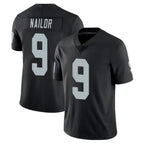 Choea LV.Raiders #9 Jalen Nailor Player Black Limited Vapor Untouchable Home Game Stitched Jerseys