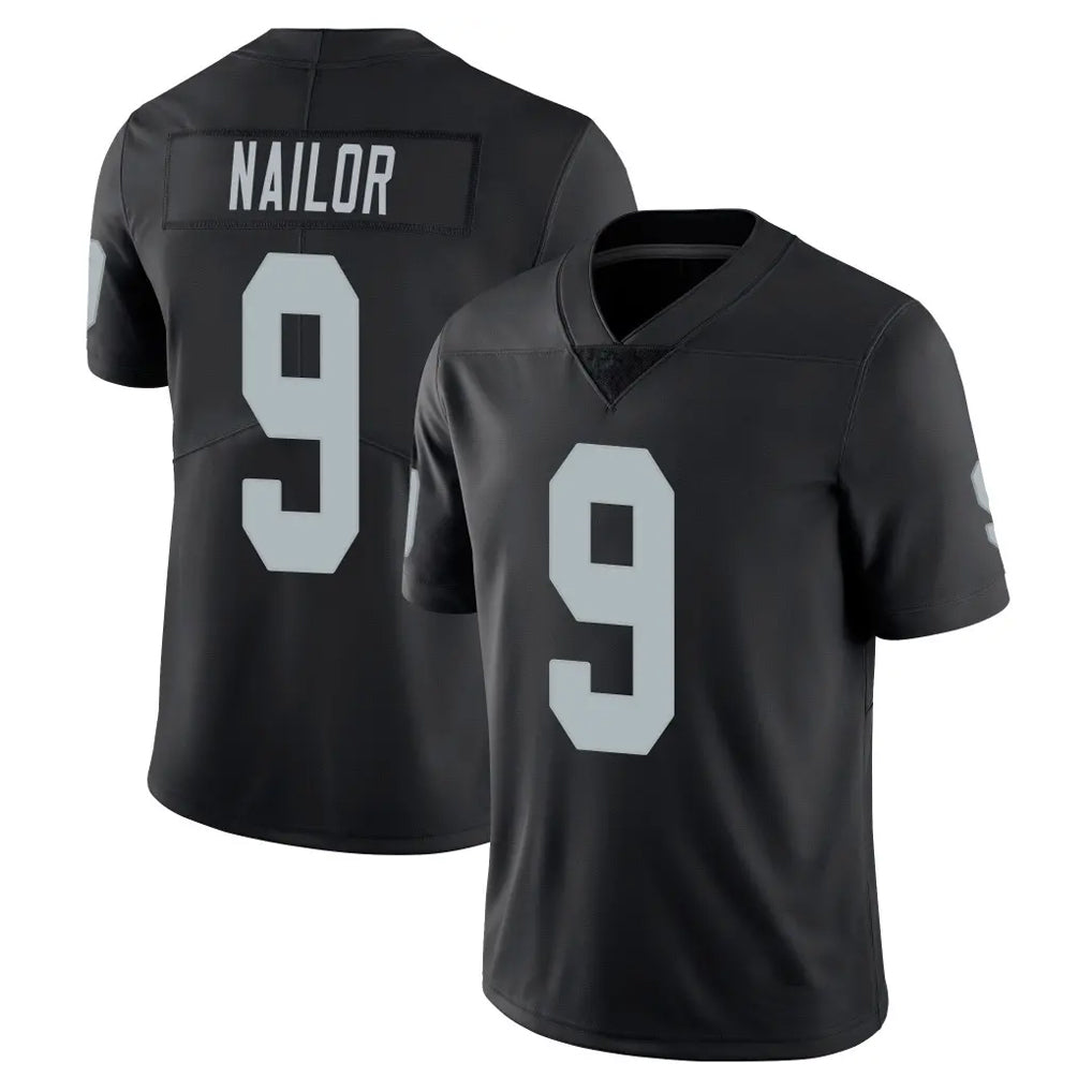 Choea LV.Raiders #9 Jalen Nailor Player Black Limited Vapor Untouchable Home Game Stitched Jerseys