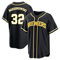 Choea M.Brewers #32 Jacob Misiorowski Player Black Fashion Out Home Game Stitched Jerseys