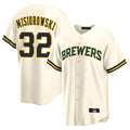 Choea M.Brewers #32 Jacob Misiorowski Player Cream Home Game Stitched Jerseys